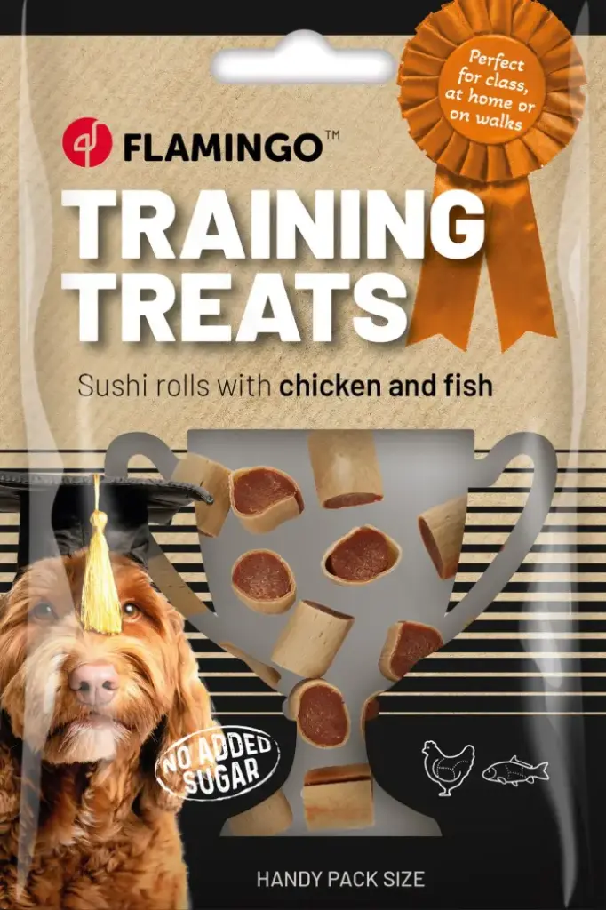 training treats - rouleaux sushi