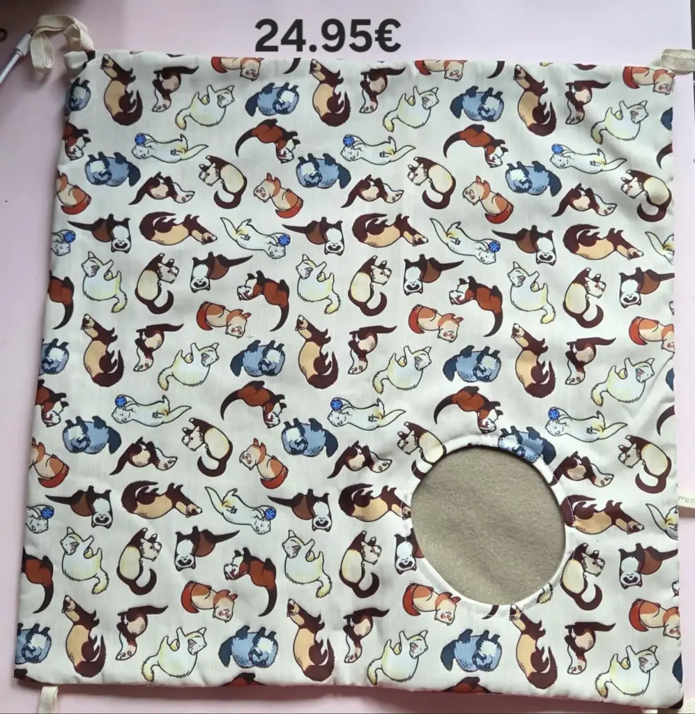 hamac carré et hamac double motif furet