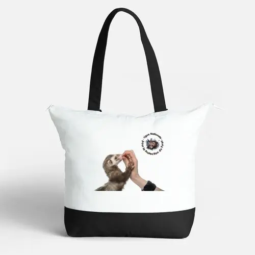 sac en toile zippé