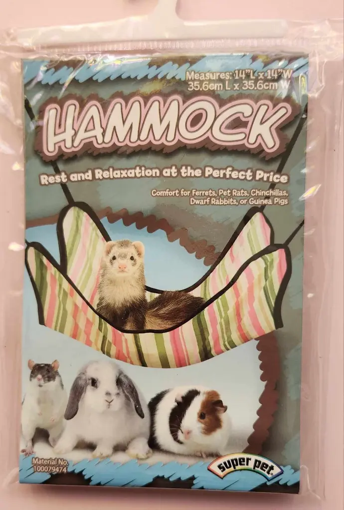 hamac superpet (ligné vert)